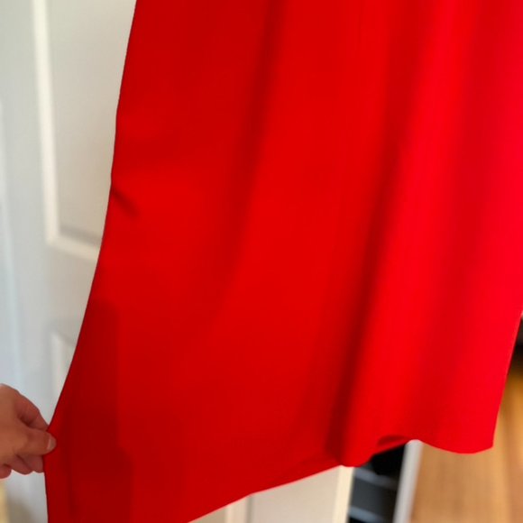 Never worn before Elie Tahari Adrianne Red Sleeveless dress - Picture 4 of 5